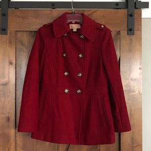Red Michael Kors Coat